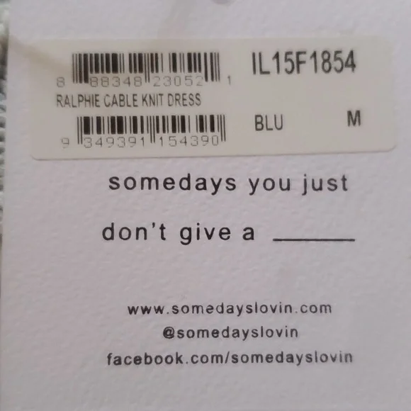 Some days lovin cable knit dress final price - Picture 8 of 11